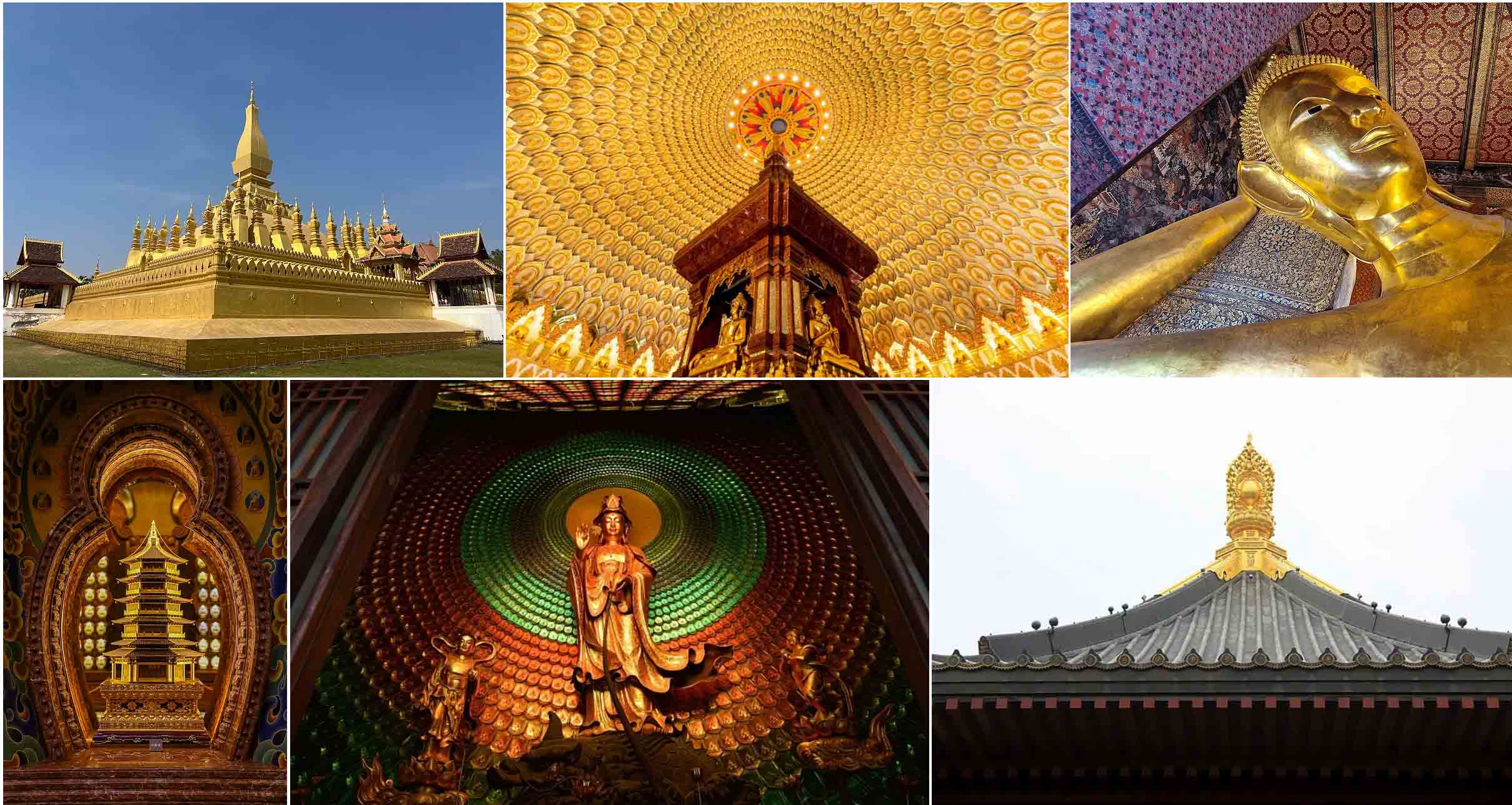 佛像寺庙贴金彩绘
