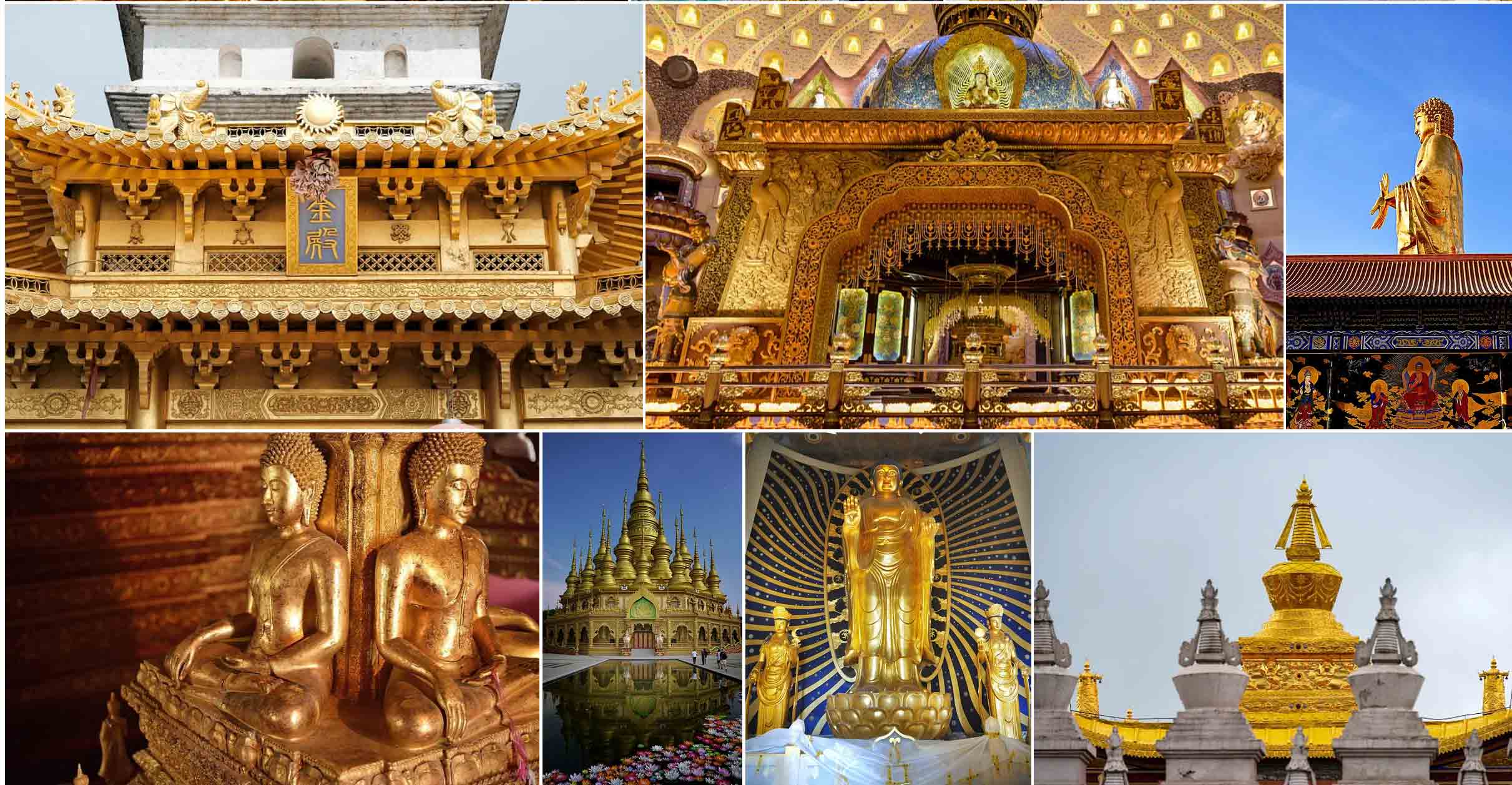 佛像寺庙贴金彩绘