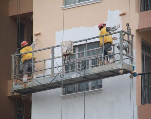 老旧建筑外墙翻新