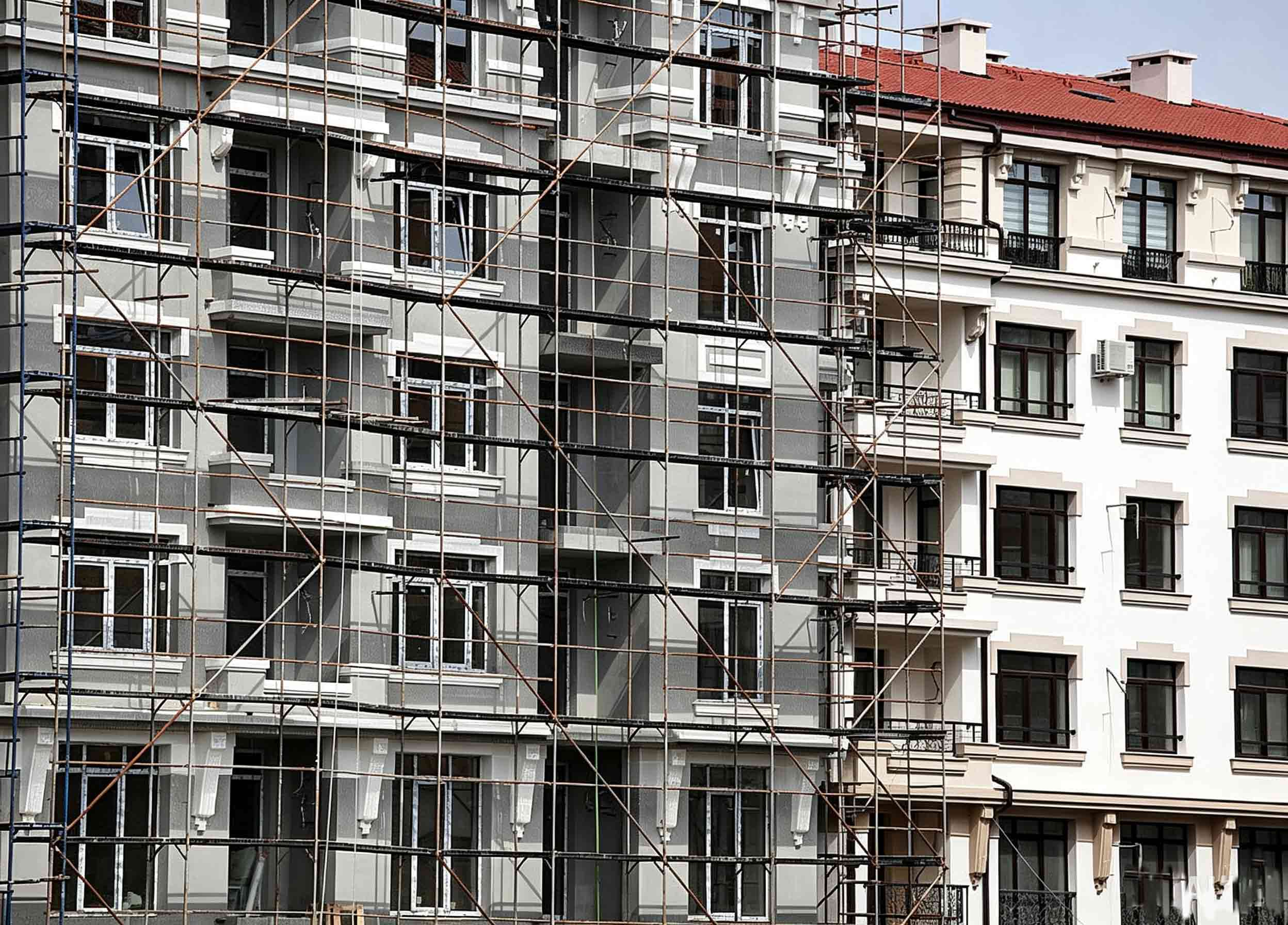 老旧建筑外墙翻新